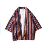 The Striped Kimono Style Jacket